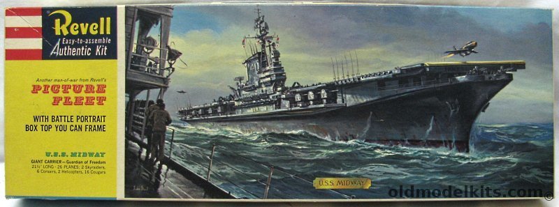 Revell 1/547 USS Midway Aircraft Carrier CV-41 - Picture Fleet Issue, H373-249 plastic model kit